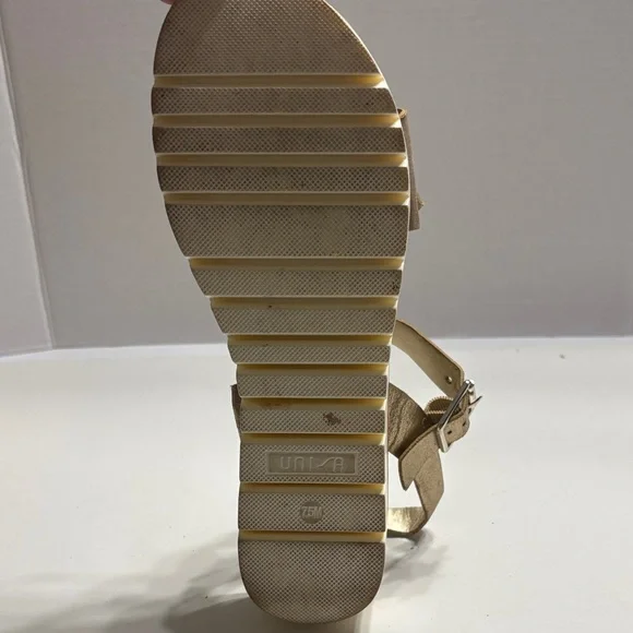 Unisa Gold Strappy Sandals - Picture 11 of 12